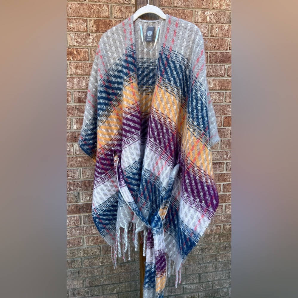 Vince Camuto Belted Poncho